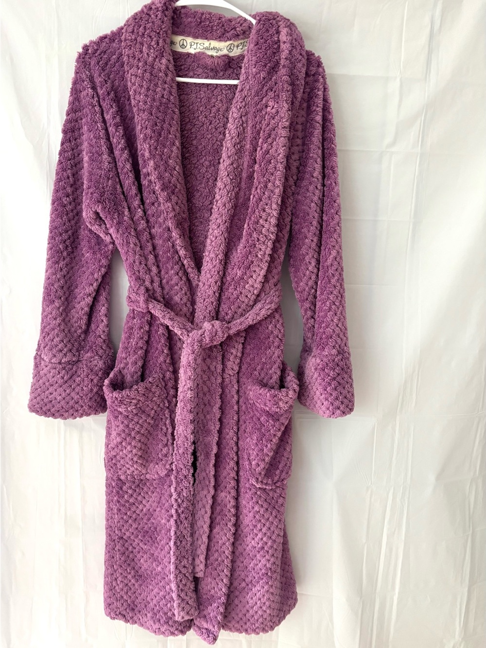 NWOT P.J. Salvage Purple Luxe Plush Robe 
SZ M